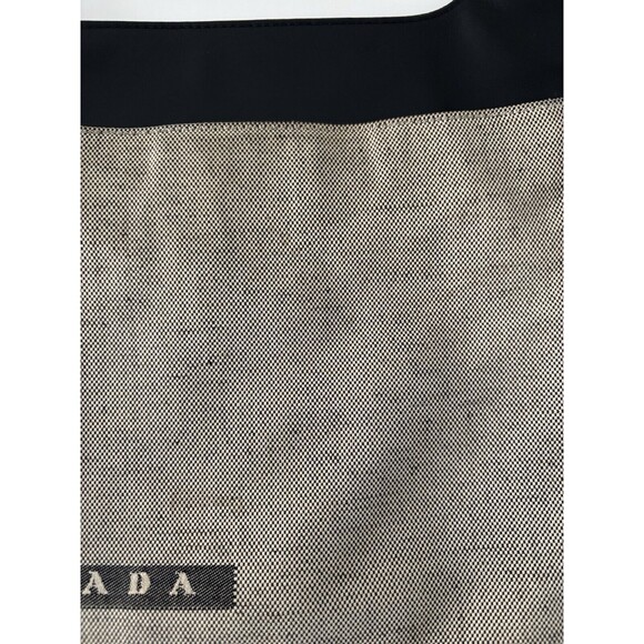 PRADA Crossbody Messenger Canvas Leather Bag Vintage SS1999 RARE Authentic - Picture 4 of 16